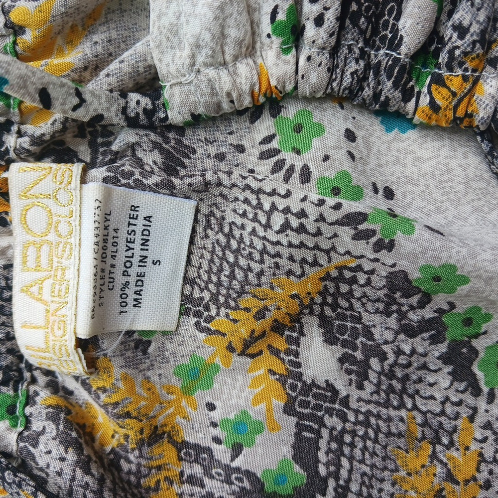 Billabong Black White Floral Dress Size Small - Picture 4 of 5